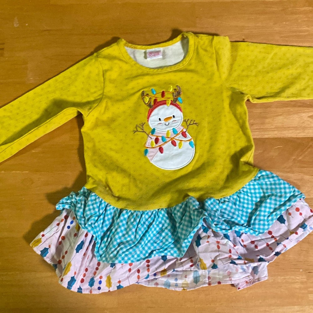 Ricrac 3T Christmas Tunic good condition